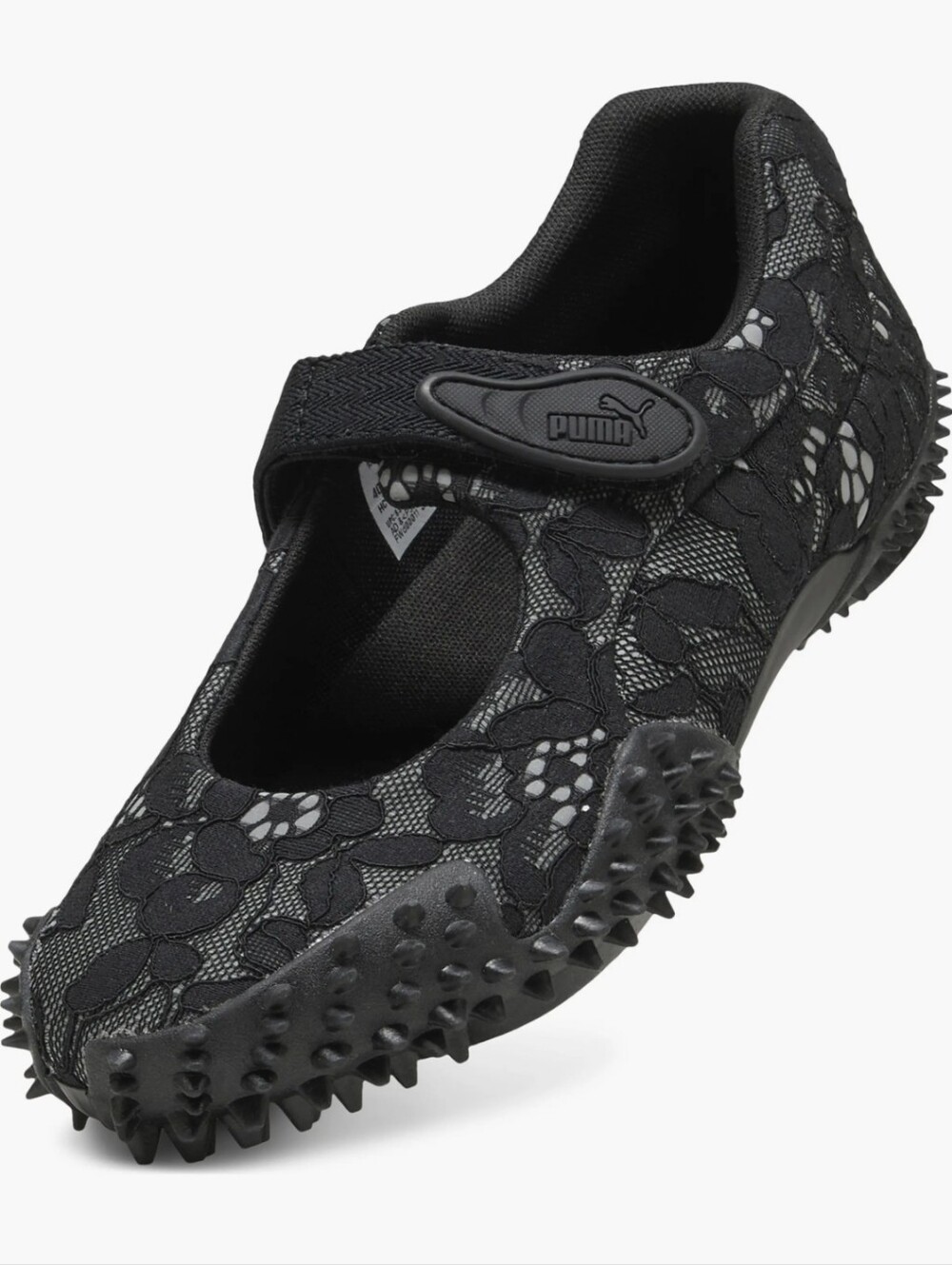 🖤 💥 NIB Puma Mostro Fey Floral Lace Mary Jane Flat with Spiked Sole